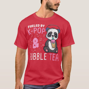 Drivs av K-Pop och Bubble Tea Koreapoppmusik Ha T Shirt