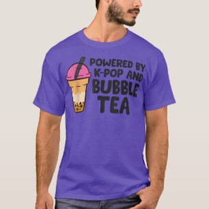 Drivs av K-pop och Bubble Tea T Shirt