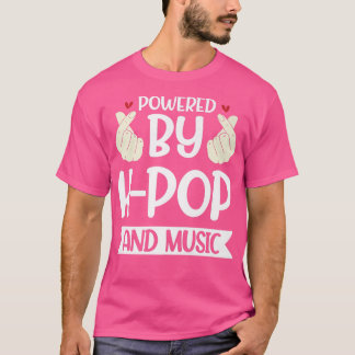 Drivs av K-Pop och Music K-Pop & Music T Shirt