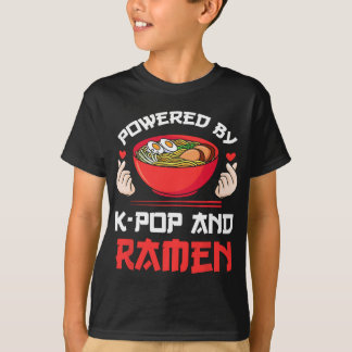Drivs av K-pop och Ramen Kpop Merch Merchandise T Shirt
