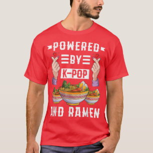 Drivs av K-pop och Ramen Kpop Music Kdrama Manar K T Shirt