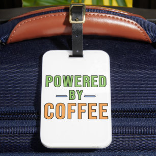 Drivs av kaffe bagagebricka