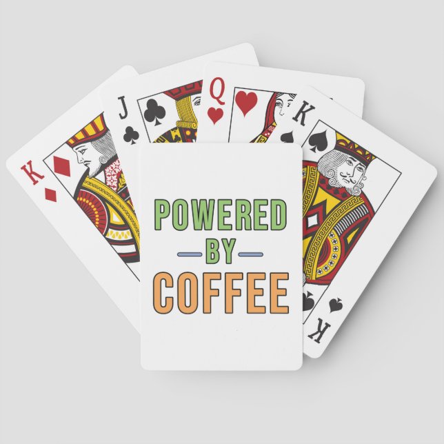 Drivs av kaffe casinokort (Baksidan)