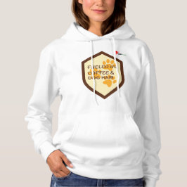 Drivs av Kaffe & Hundhår – Roligt Känslig för djur T Shirt