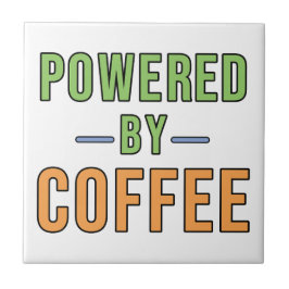 Drivs av kaffe kakelplatta