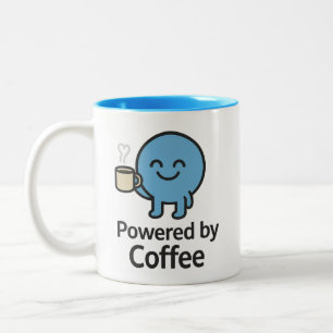 Drivs av kaffe - Lilla Smilo Mugg