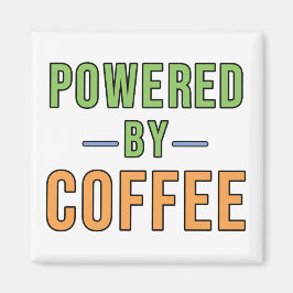Drivs av kaffe magnet