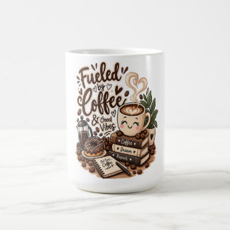 Drivs av kaffe och bra vibrationer – söt kaffefant kaffemugg