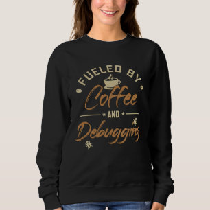 Drivs av kaffe och felsökning av fullstack-program t shirt