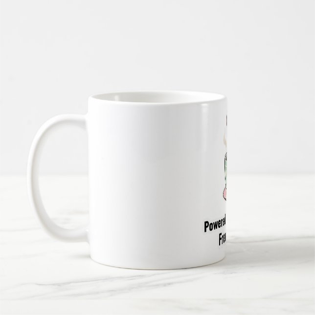 Drivs av kaffe och fransk kaos Söt fransk  Kaffemugg (Vänster)