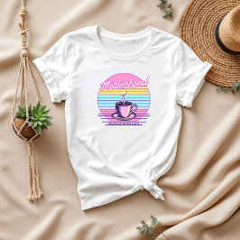 Drivs av kaffe och Kärlek | Cute Mors dag T Shirt
