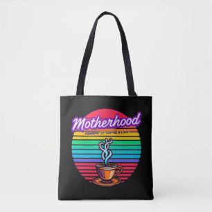 Drivs av kaffe och Kärlek Kaffe Älskare Mamma Tygkasse