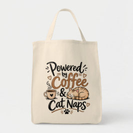 Drivs av kaffe och kattröster  tygkasse