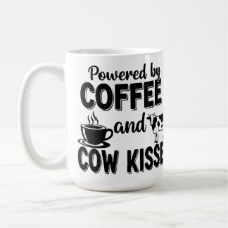 Drivs av kaffe och kosskyar kaffemugg