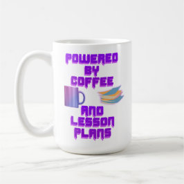 Drivs av kaffe- och lejonplaner kaffemugg