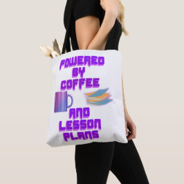 Drivs av kaffe- och lejonplaner tygkasse