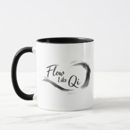 Drivs av kaffe och Qi-mugg Akupunkturpresent Mugg