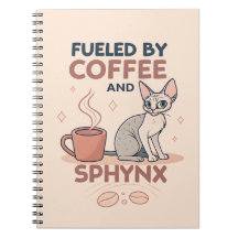 Drivs av kaffe och Sphynx-kattkonst