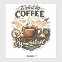 Drivs av kaffe och wanderlust