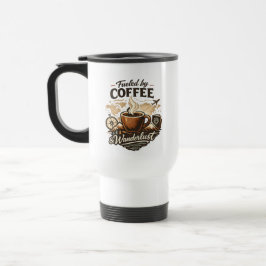 Drivs av kaffe och Wanderlust Resemugg