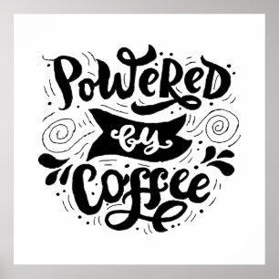 Drivs av kaffe - offertpriser poster
