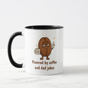 Drivs av kaffe Söt kaffeböna Fars dag Mugg