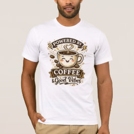 Drivs av kaffe t shirt