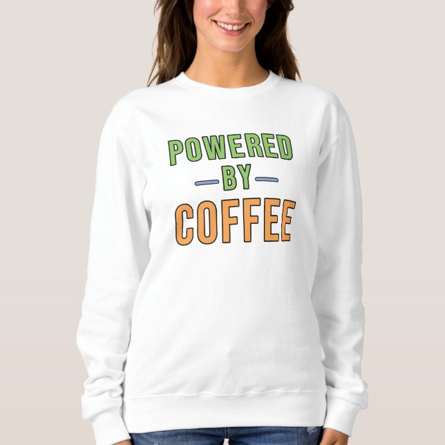 Drivs av kaffe t shirt (Framsida)