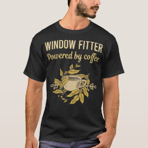 Drivs av kaffe - Window Fitter T Shirt