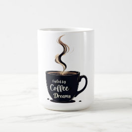 Drivs av kaffedrömmar Studentmugg Kaffemugg