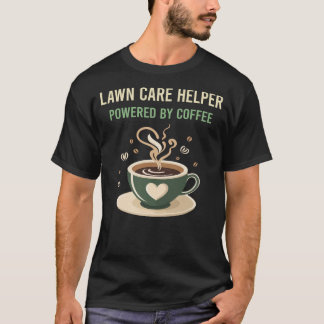 Drivs av kaffehjälpen för Gräsmatta T Shirt
