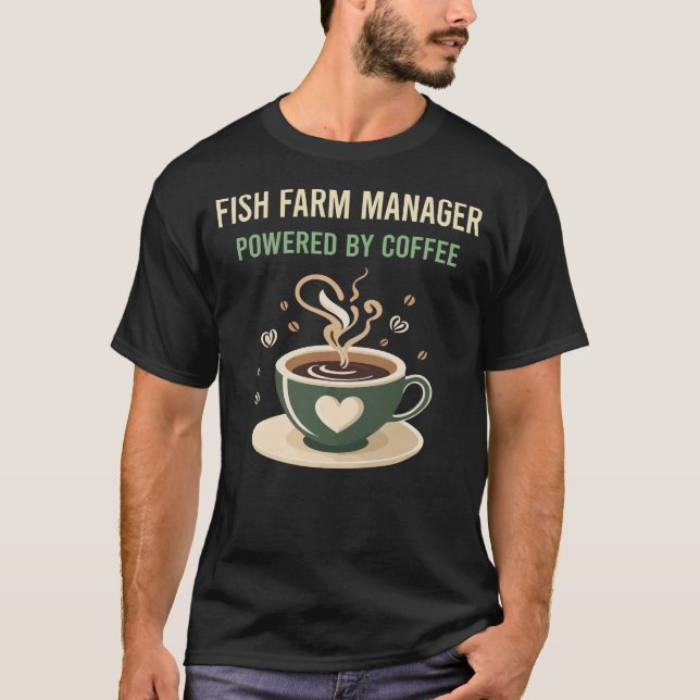 Drivs av kaffeodlingsansvarig t shirt (Framsida)