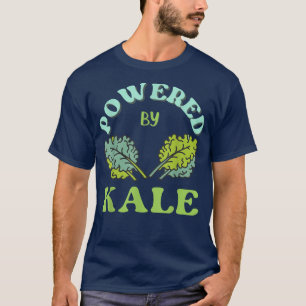 Drivs av Kale hel Food Vegan Vegetarian Plant T Shirt