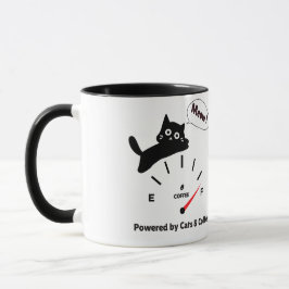 Drivs av katter och kaffe mugg