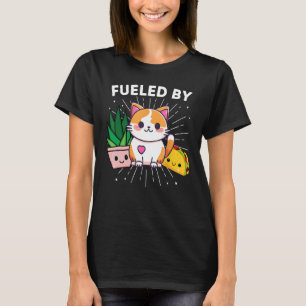 Drivs av katter Plants Tacos Funny T Shirt