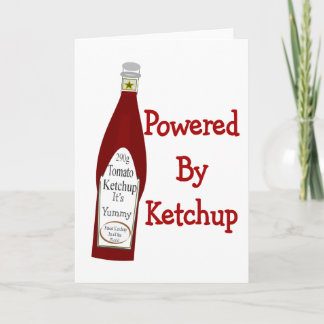 Drivs av Ketchup Kort