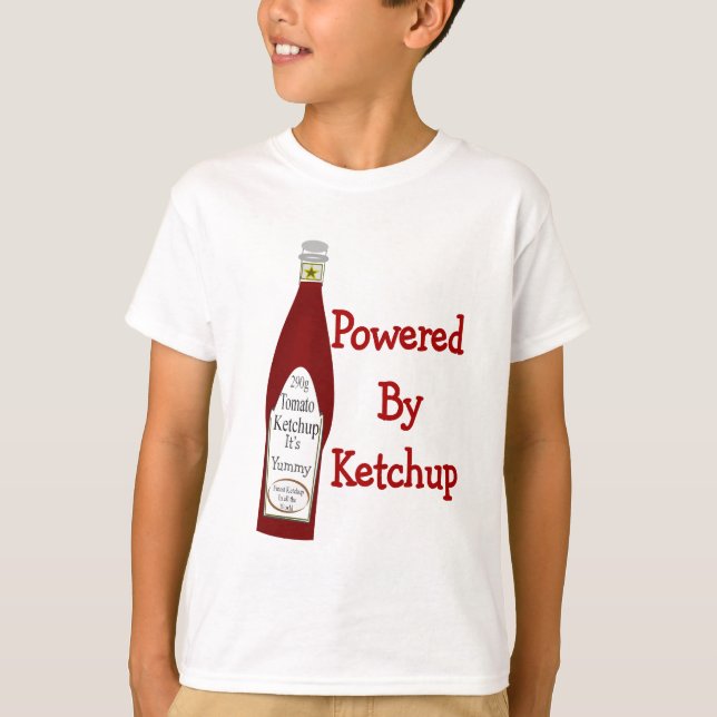 Drivs av Ketchup Tee Shirt (Framsida)