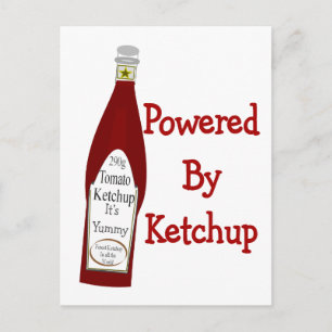 Drivs av Ketchup Vykort