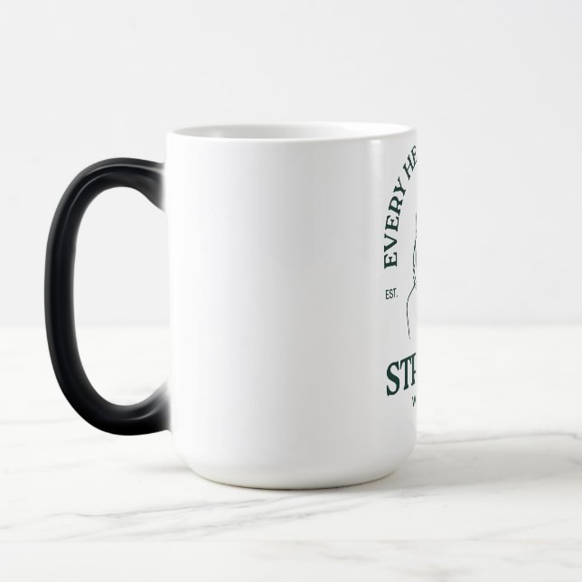 Drivs av Koffein & Hjärtslag  Magisk Mugg (Vänster)