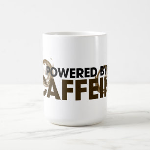Drivs av koffein kaffemugg