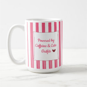 Drivs av Koffein och Roliga Klänningar Rosa Kaffemugg