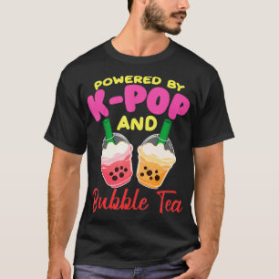 Drivs av Korea Bubble Tea KDrama Koreanska K T Shirt