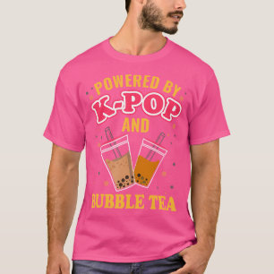 Drivs Av Kpop Och Bubble Tea K-Pop Musikälskare T Shirt