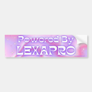 Drivs av Lexapro - Lexapro-kort Bildekal
