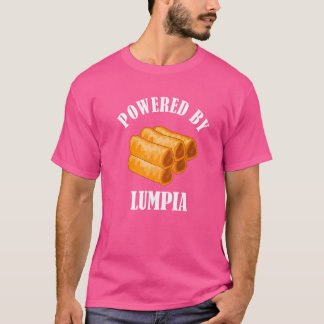 Drivs av Lumpia Foodie Philipppino Food T Shirt