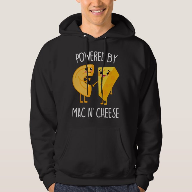Drivs av Mac n Cheese Hoodie (Framsida)