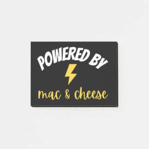 Drivs av Mac och Cheese Post-it Block