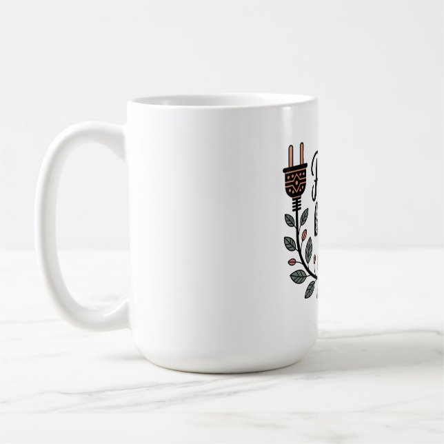Drivs av mamma kaffemugg (Vänster)