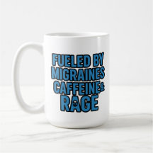 Drivs av migrän, koffein och ilska – Klassisk mugg