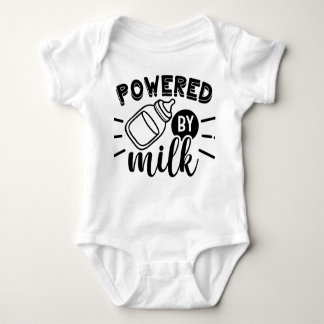 Drivs av Mjölk Baby Bodykostym - Lustigt babyskor T Shirt
